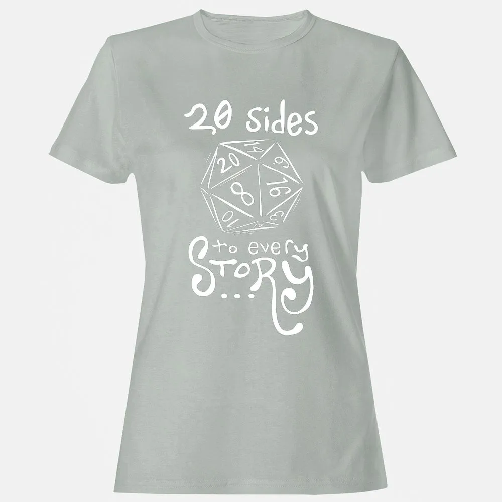 20 Sides to Every Story Women's T-Shirt - Ash - 2