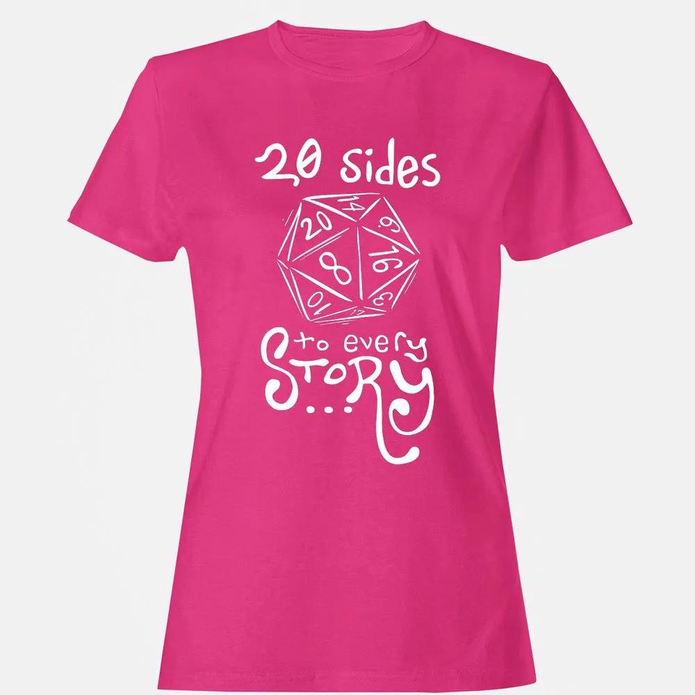 20 Sides to Every Story Women's T-Shirt - Heliconia - 6