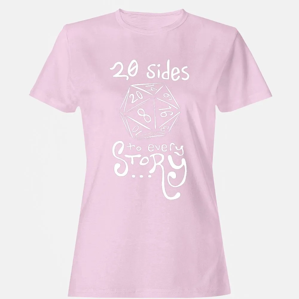 20 Sides to Every Story Women's T-Shirt - Light Pink - 9
