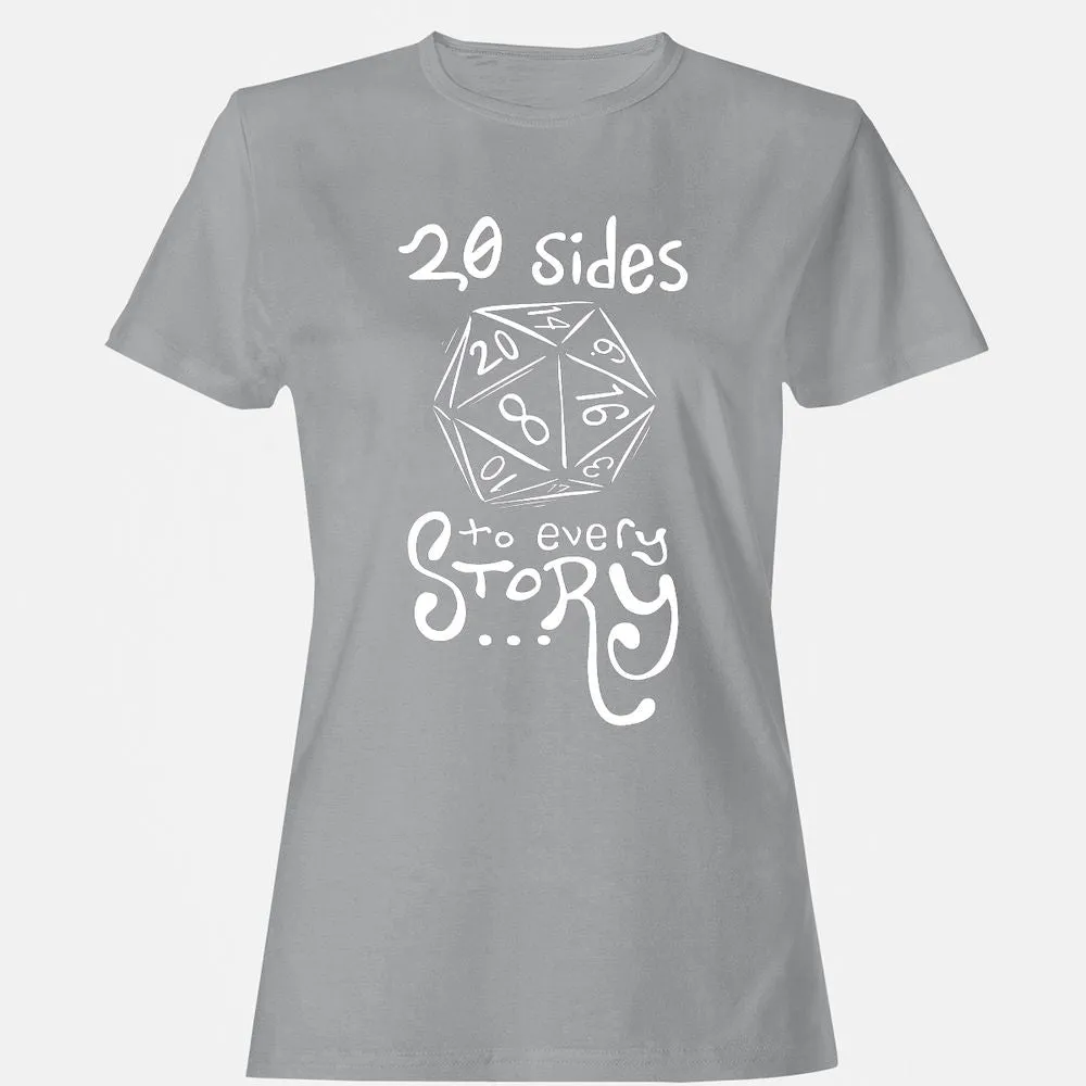 20 Sides to Every Story Women's T-Shirt - Sport Grey - 15