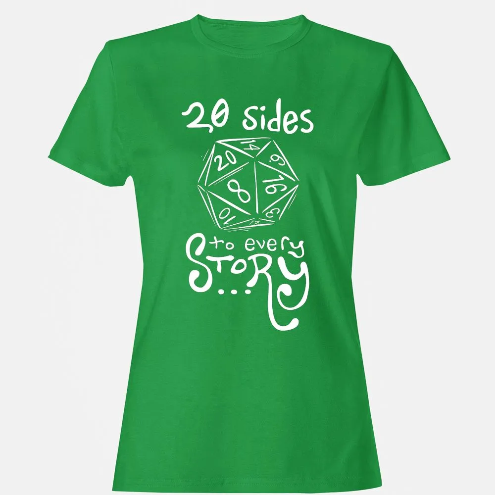 20 Sides to Every Story Women's T-Shirt - Irish Green - 7