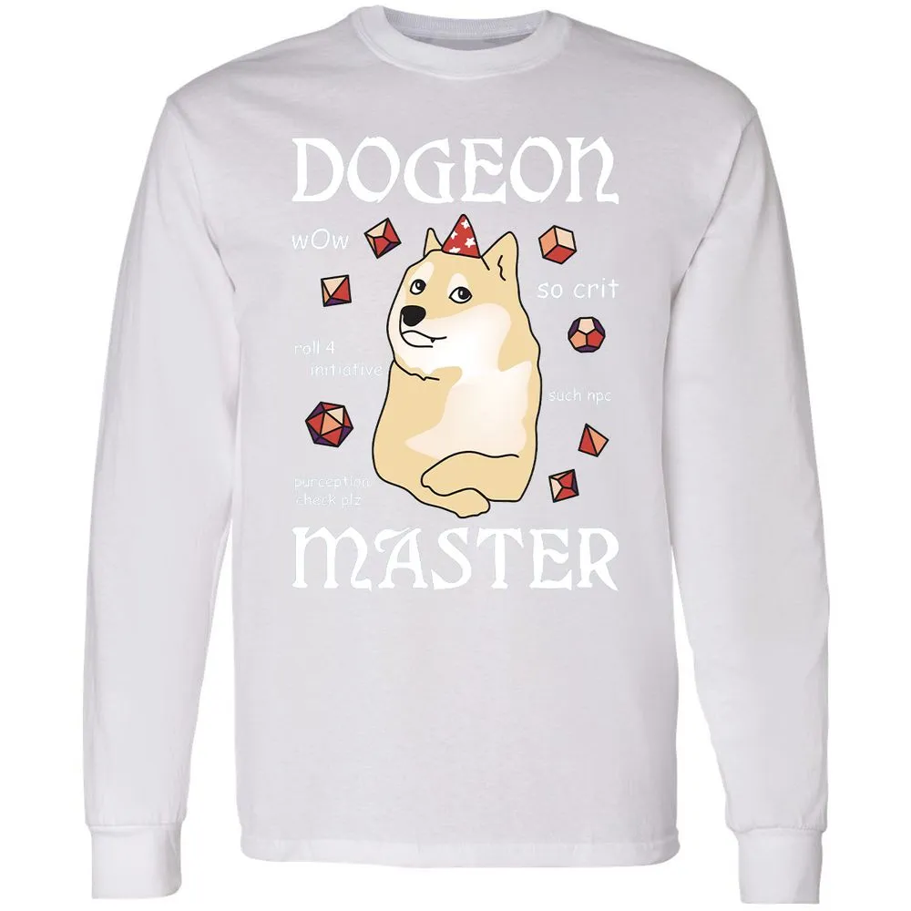 Dogeon Master Long Sleeve T-Shirt - White - 5