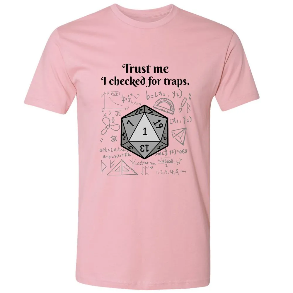 Trust me, I checked for traps. Premium Unisex T-Shirt - Light Pink - 3