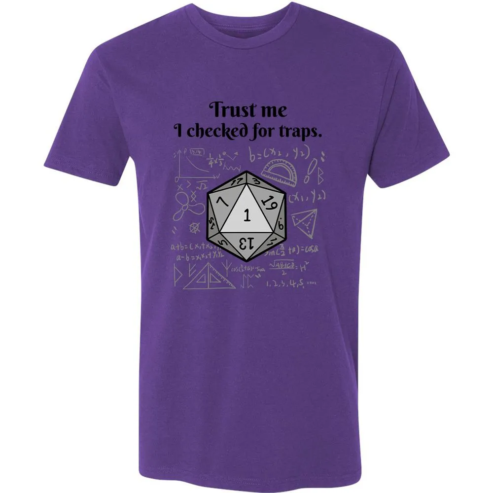 Trust me, I checked for traps. Premium Unisex T-Shirt - Purple Rush - 7