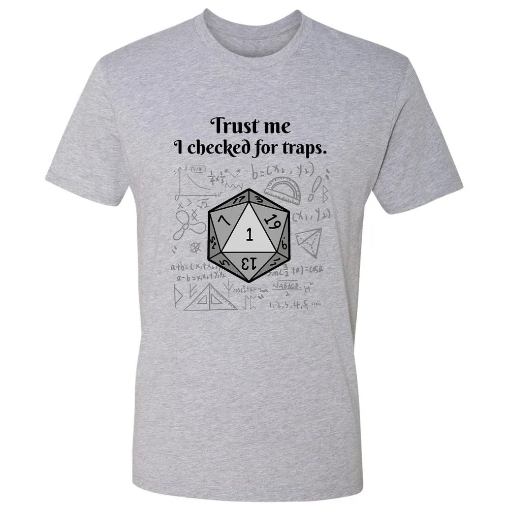 Trust me, I checked for traps. Premium Unisex T-Shirt - Heather Grey - 9