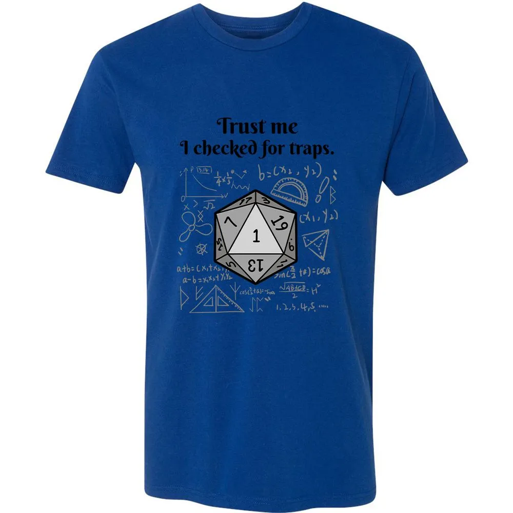 Trust me, I checked for traps. Premium Unisex T-Shirt - Royal - 10