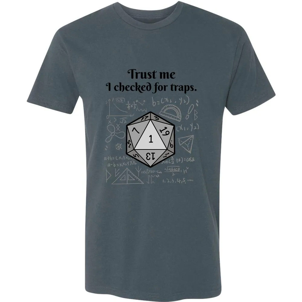 Trust me, I checked for traps. Premium Unisex T-Shirt - Indigo - 15