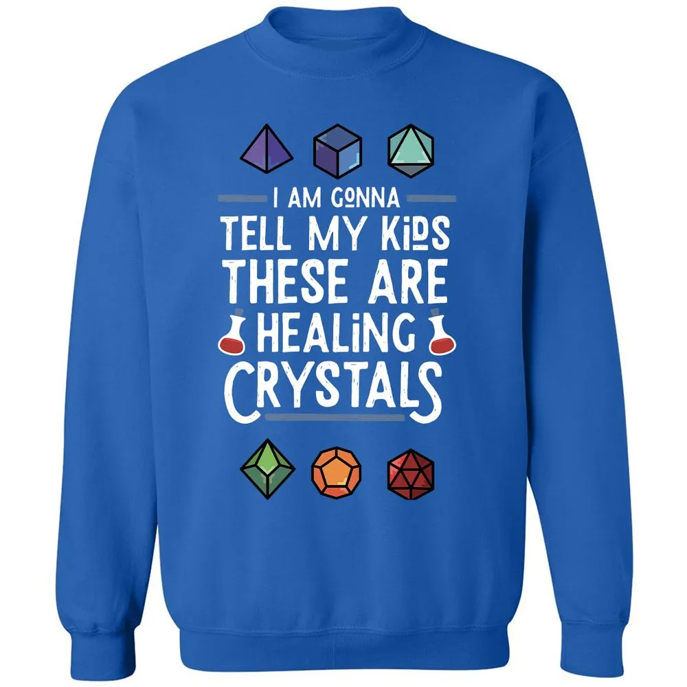 Healing Crystals Classic Unisex Sweatshirt - Royal - 9