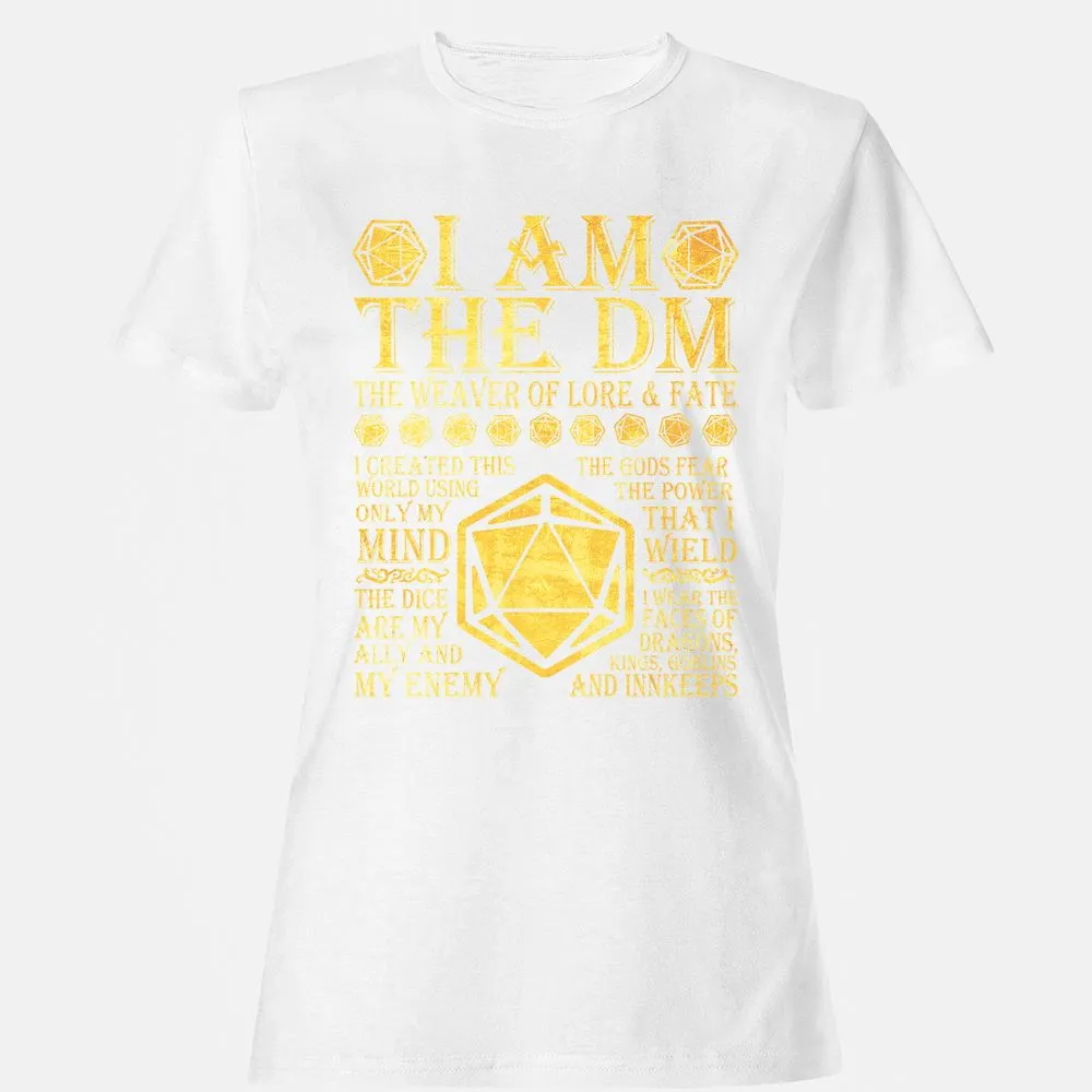 I Am The DM Women's T-Shirt - White - 16