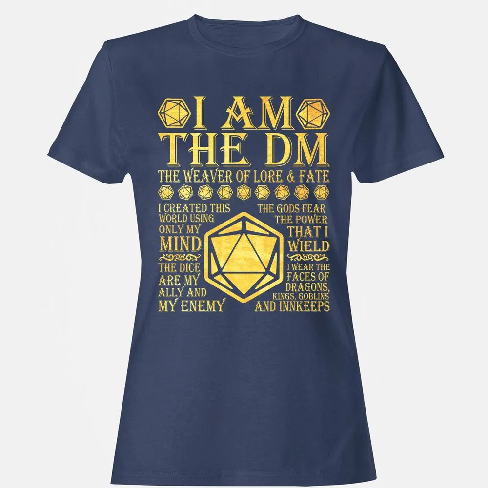 I Am The DM Women's T-Shirt - Navy - 10