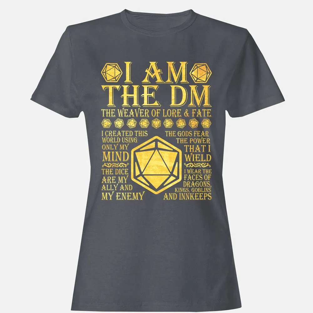 I Am The DM Women's T-Shirt - Dark Heather - 5