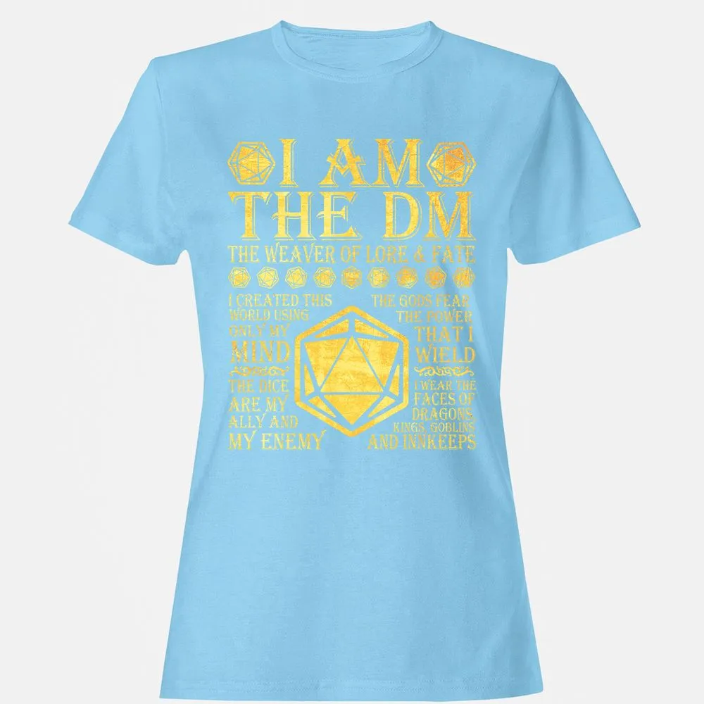 I Am The DM Women's T-Shirt - Light Blue - 8