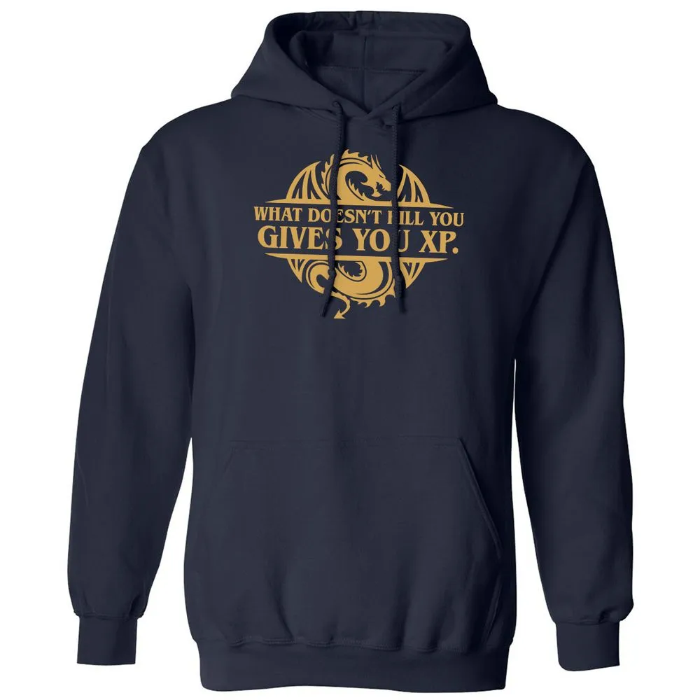 What Doesn't Kill You Gives You XP Classic Unisex Hoodie - Navy - 2