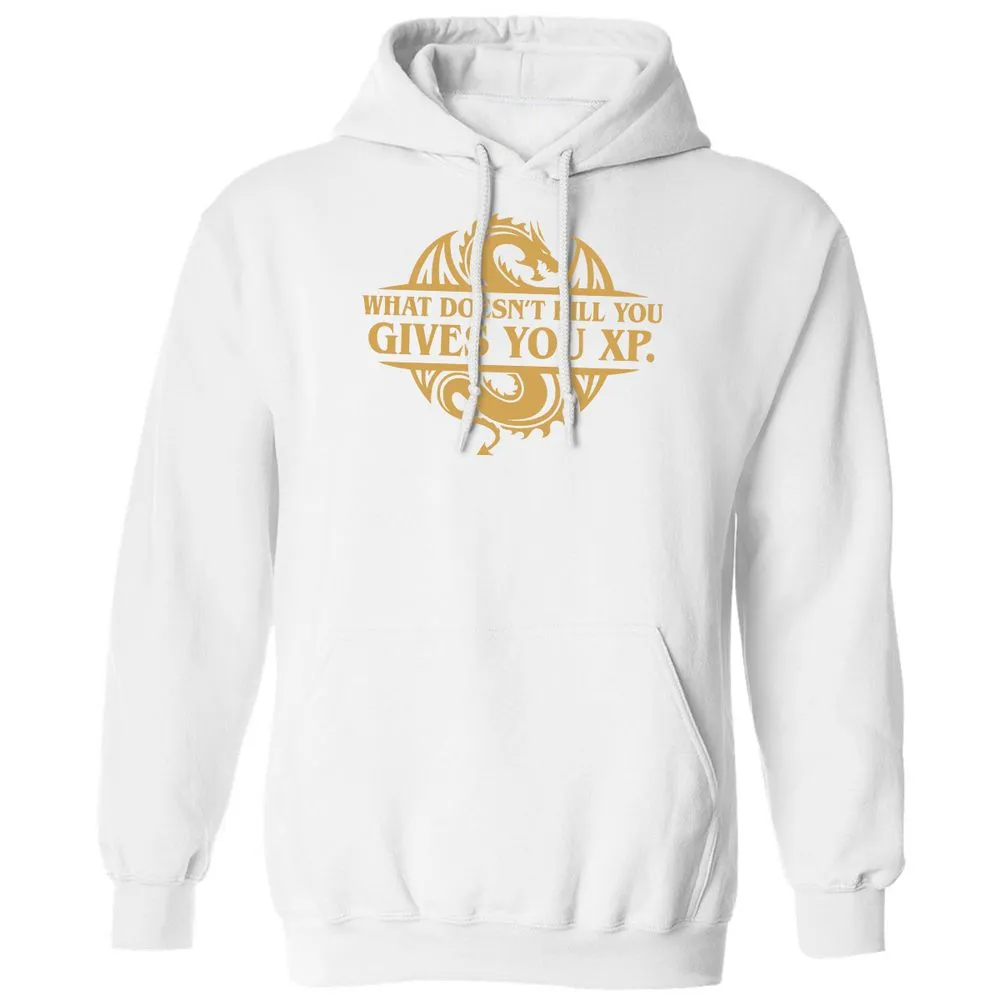 What Doesn't Kill You Gives You XP Classic Unisex Hoodie - White - 11