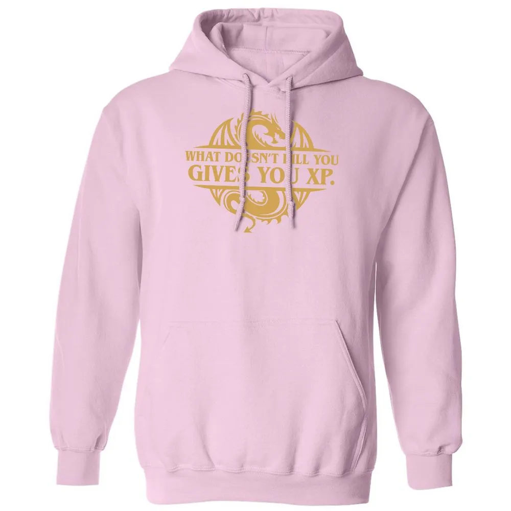 What Doesn't Kill You Gives You XP Classic Unisex Hoodie - Light Pink - 3