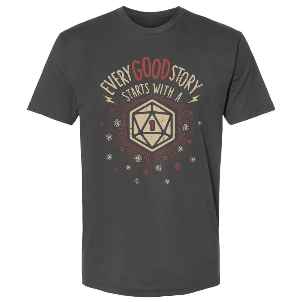Good Story Starts With A 1 Premium Unisex T-Shirt - Heavy Metal - 8