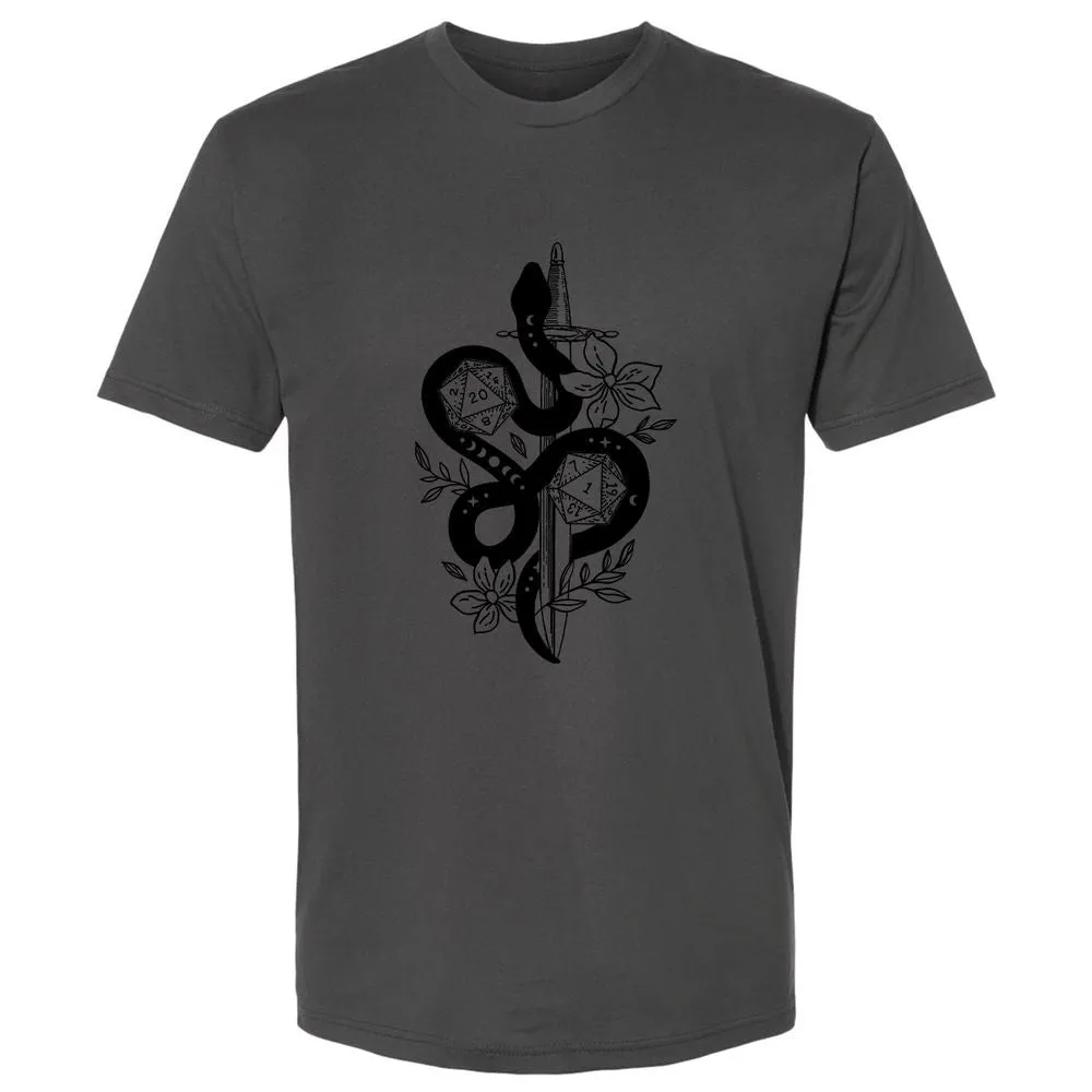 D20 Snake and Sword - Heavy Metal - 8
