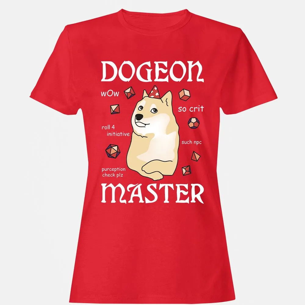 Dogeon Master Women's T-Shirt - Red - 13