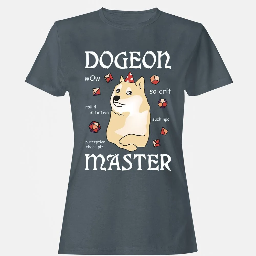 Dogeon Master Women's T-Shirt - Charcoal - 3