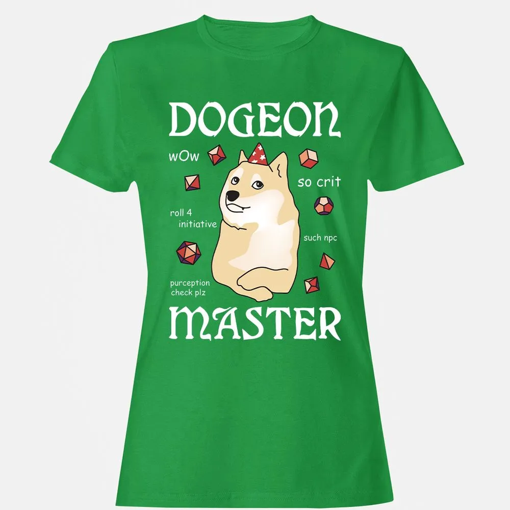 Dogeon Master Women's T-Shirt - Irish Green - 7