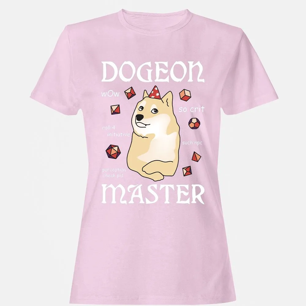 Dogeon Master Women's T-Shirt - Light Pink - 9