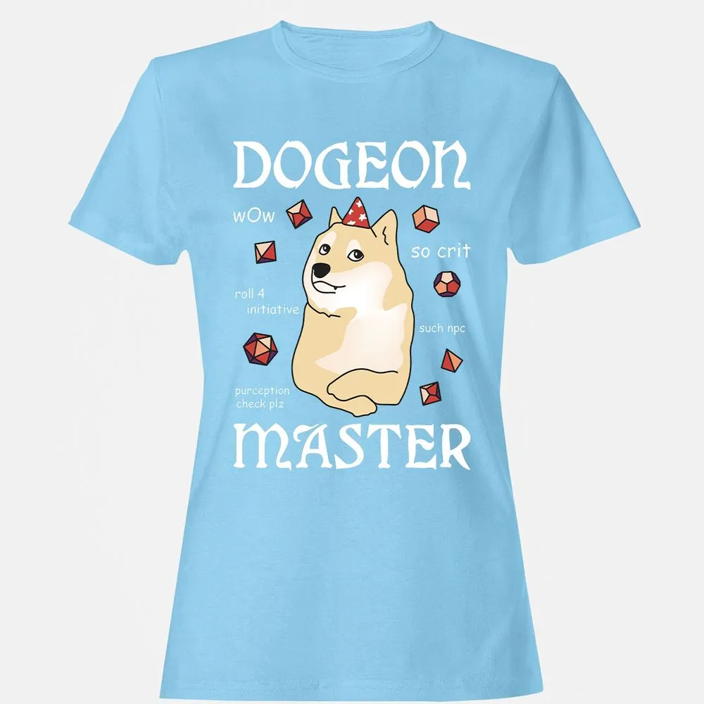 Dogeon Master Women's T-Shirt - Light Blue - 8