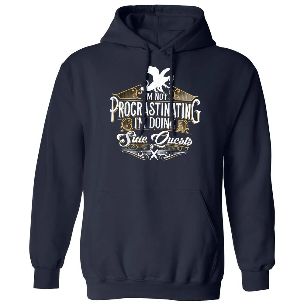 I'm Doing Side Quests Classic Unisex Hoodie - Navy - 2