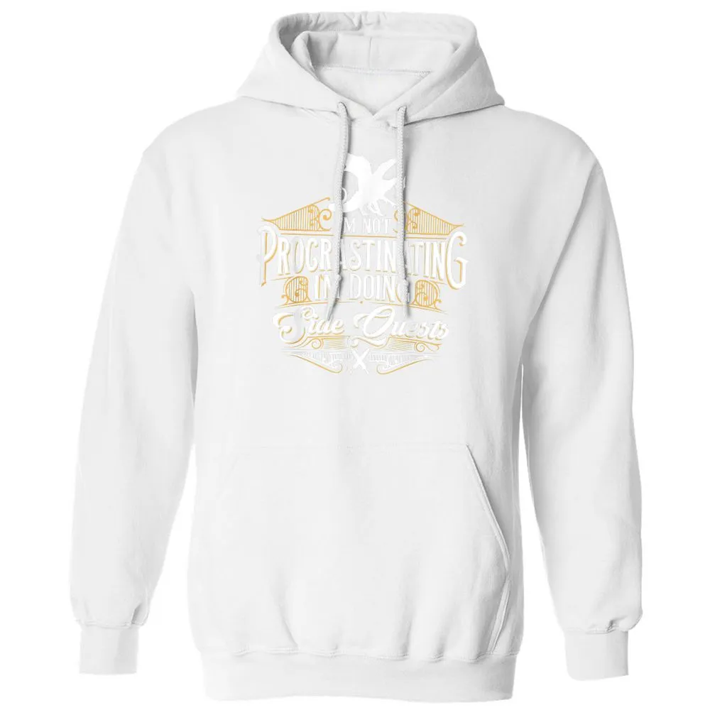 I'm Doing Side Quests Classic Unisex Hoodie - White - 11