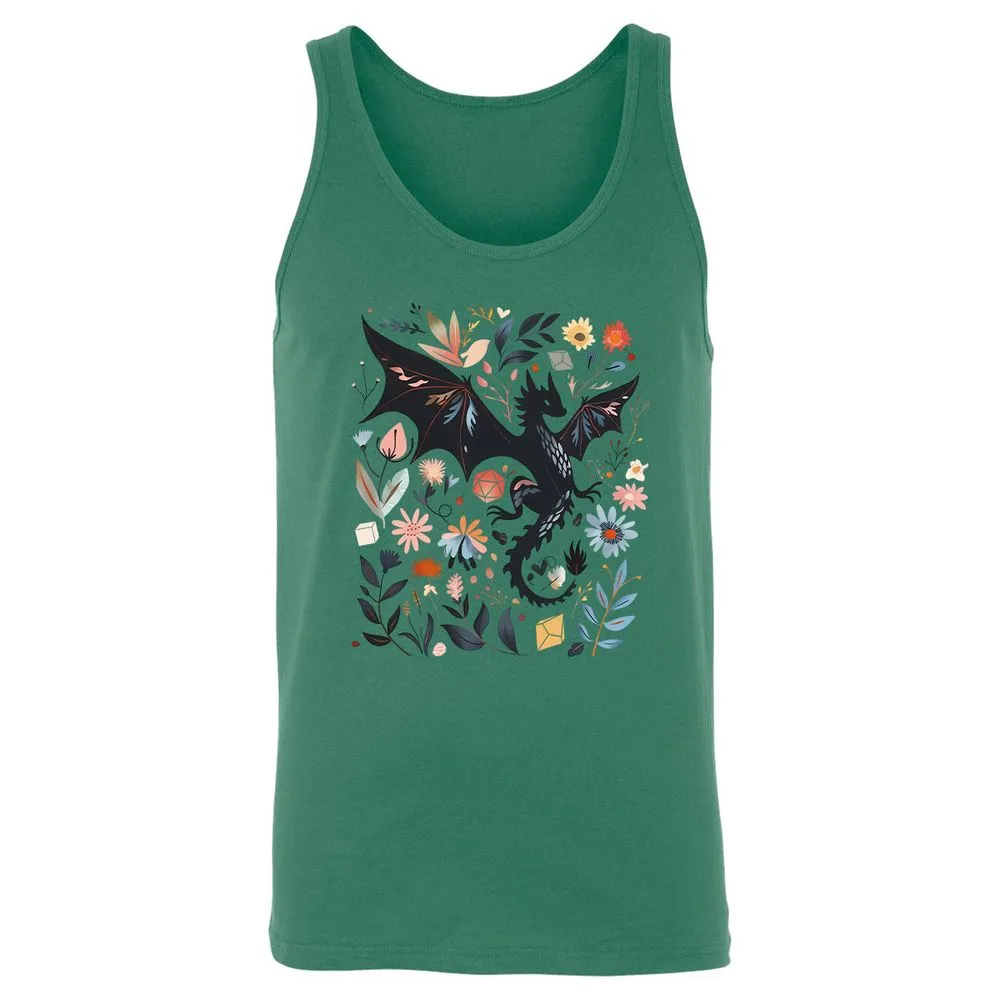 Floral DnD Dragon - Kelly - 9