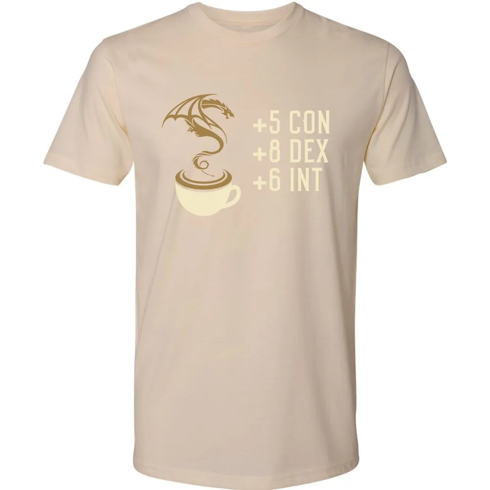 Coffee Dragon Premium Unisex T-Shirt - Cream - 14