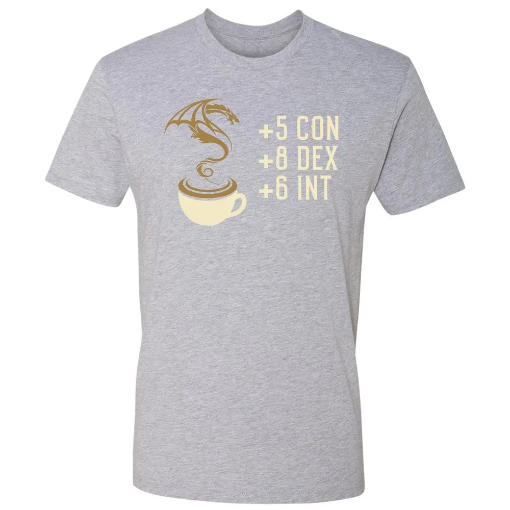 Coffee Dragon Premium Unisex T-Shirt - Heather Grey - 9