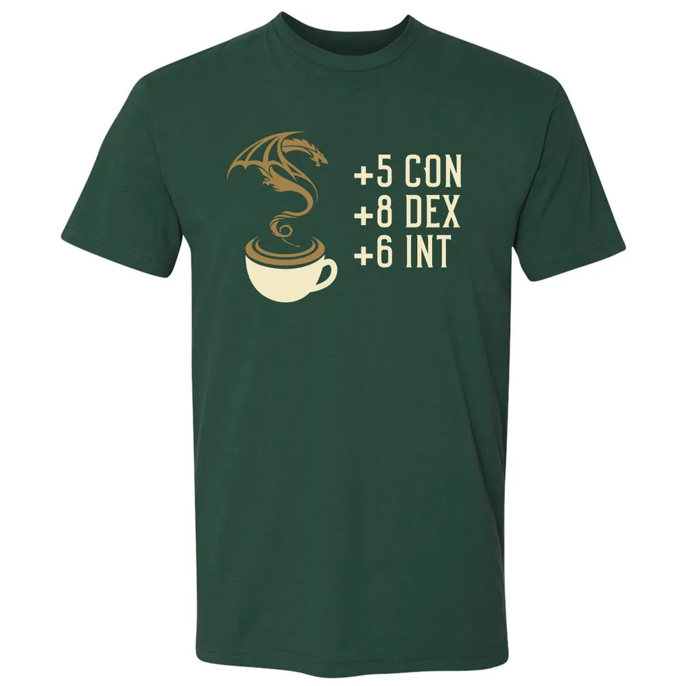 Coffee Dragon Premium Unisex T-Shirt - Forest Green - 13