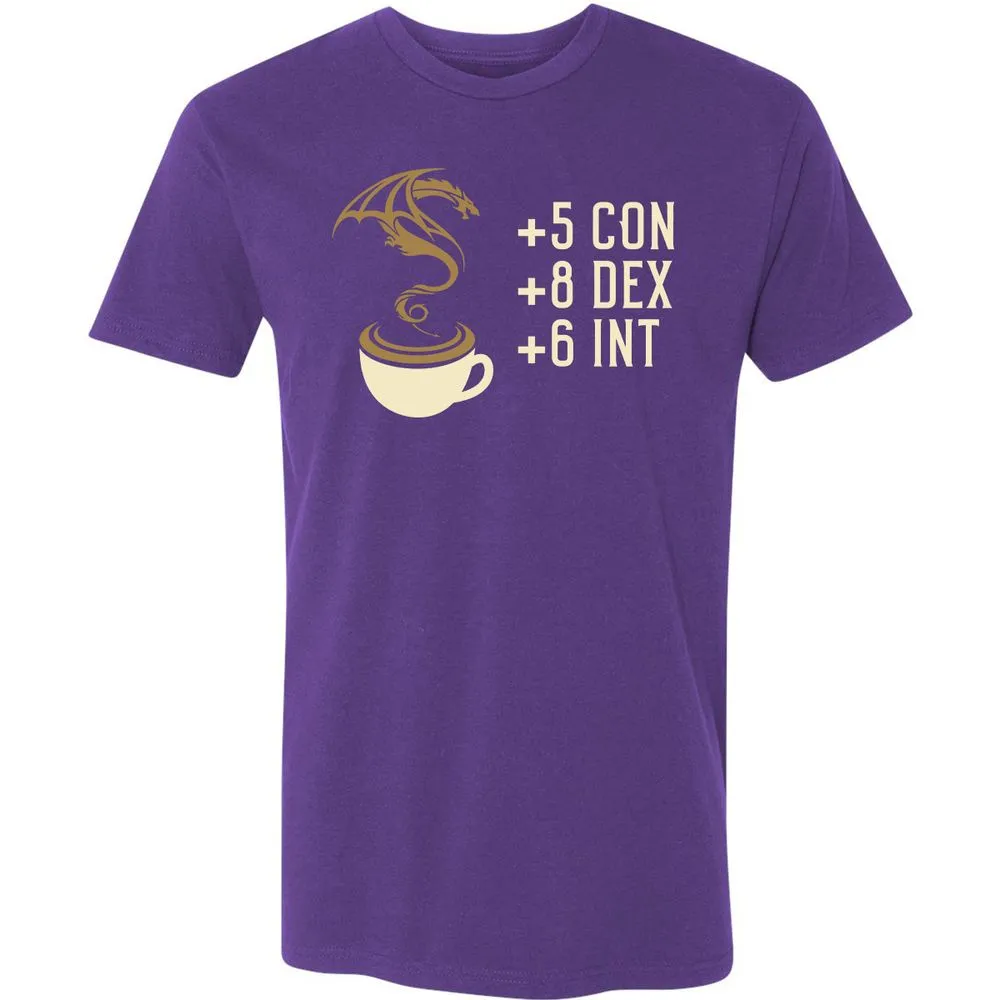 Coffee Dragon Premium Unisex T-Shirt - Purple Rush - 7