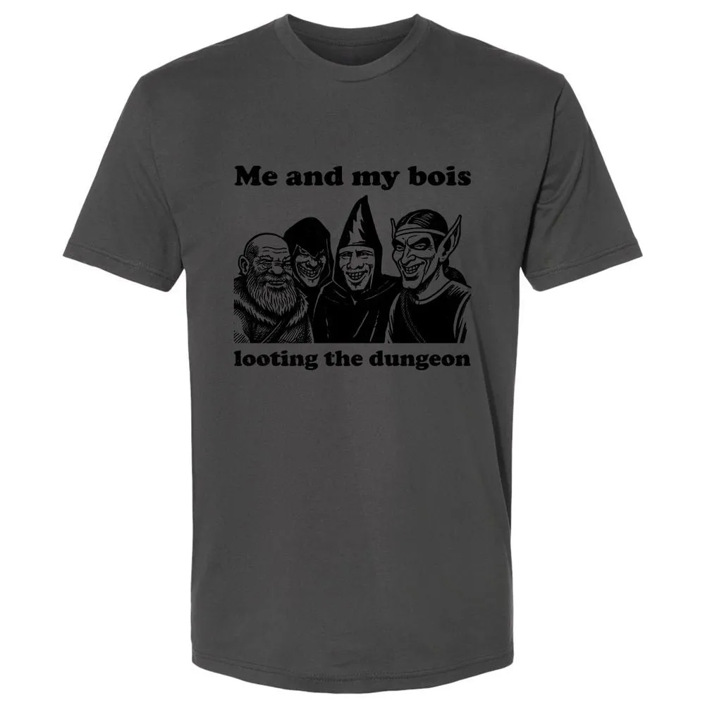 Me and my bois looting the dungeon Premium Unisex T-Shirt - Heavy Metal - 8