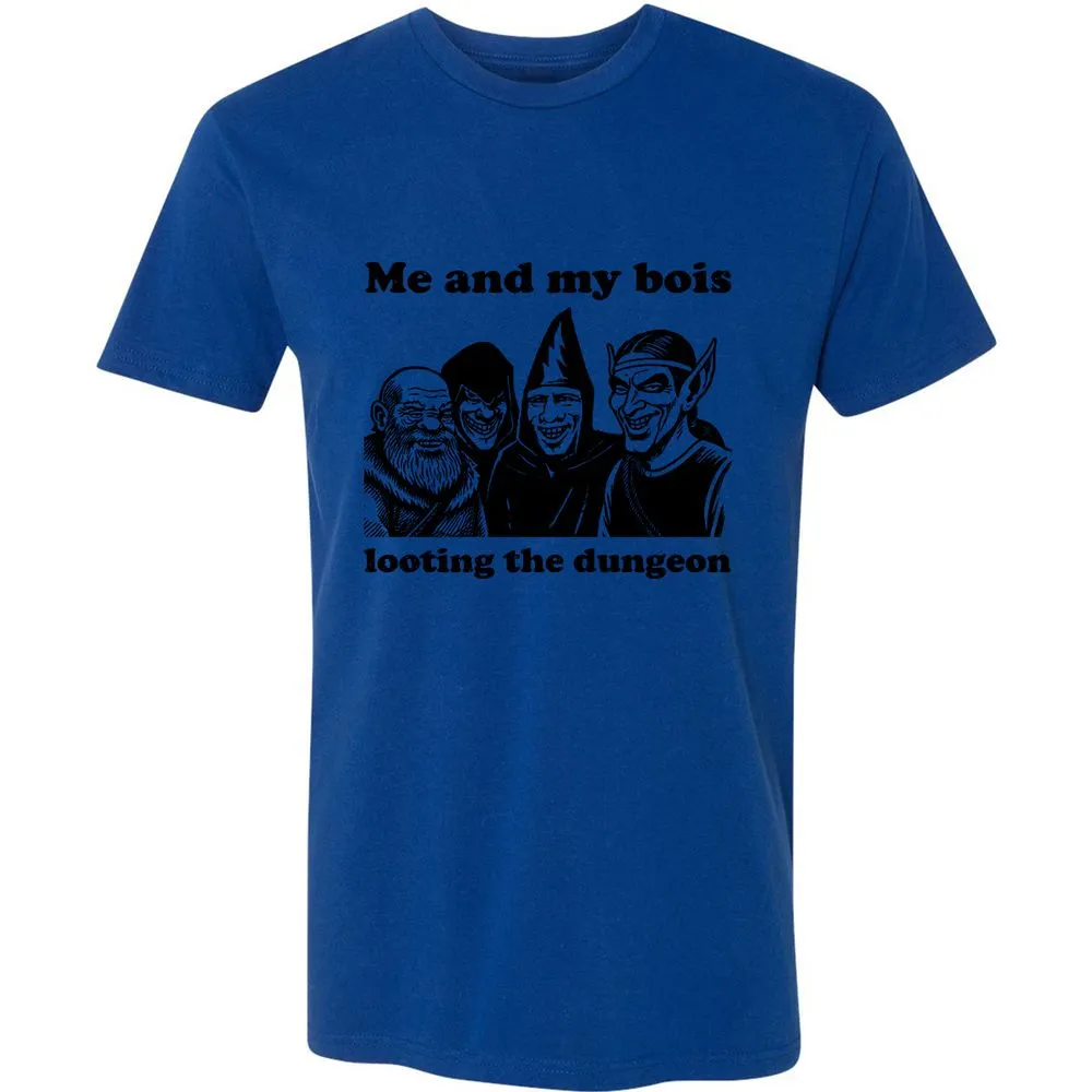 Me and my bois looting the dungeon Premium Unisex T-Shirt - Royal - 10