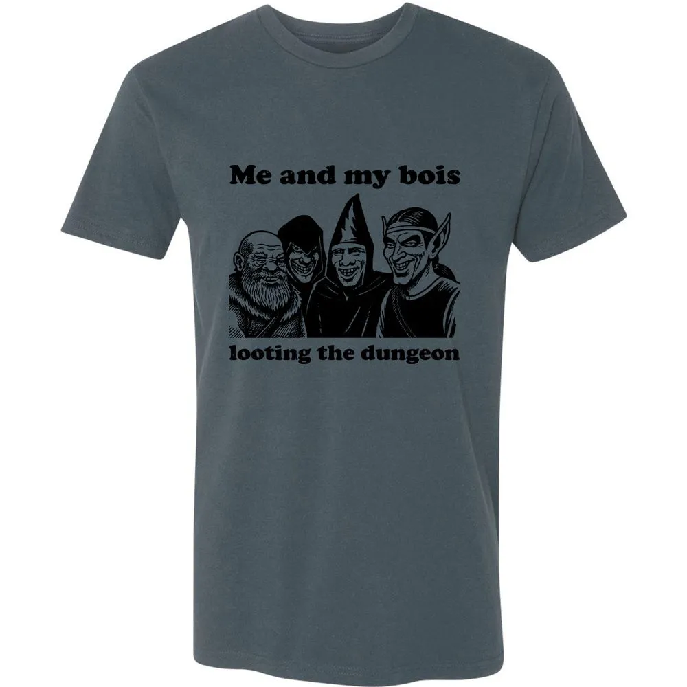 Me and my bois looting the dungeon Premium Unisex T-Shirt - Indigo - 15