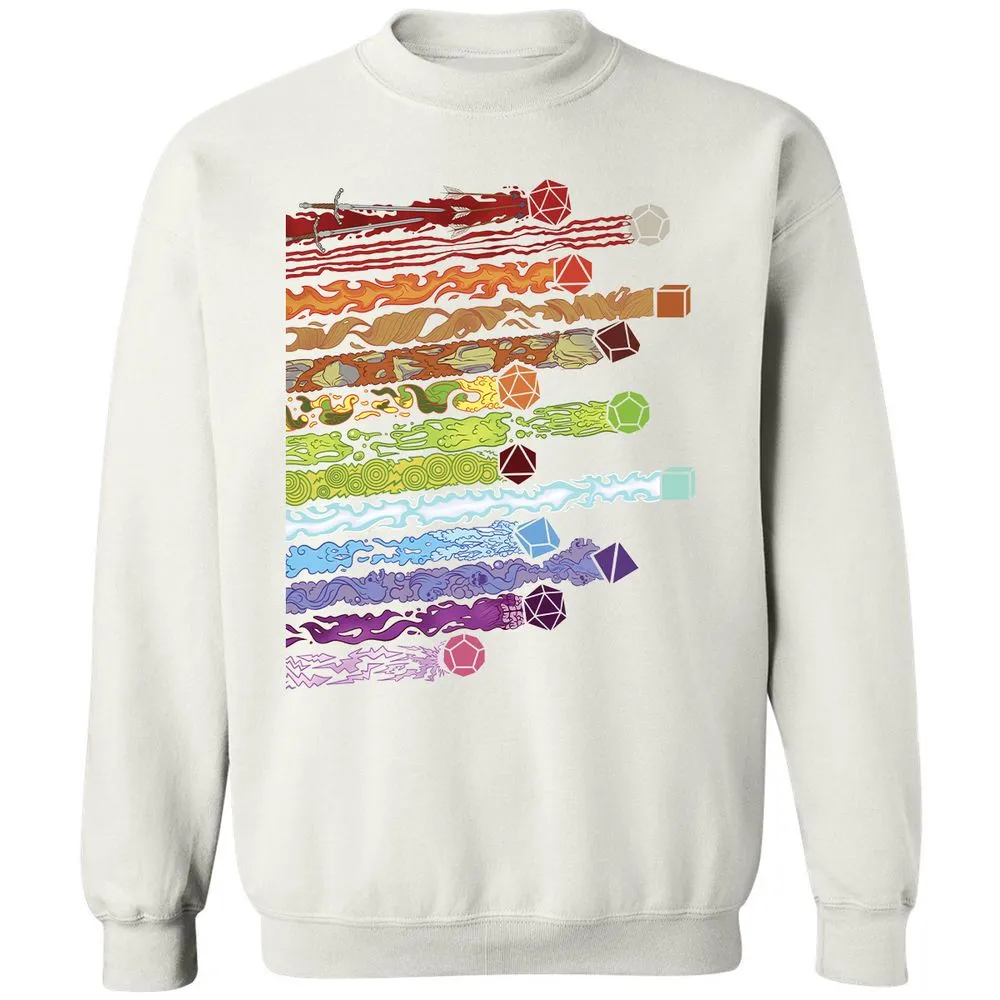 Damage Dices Classic Unisex Sweatshirt - White - 12