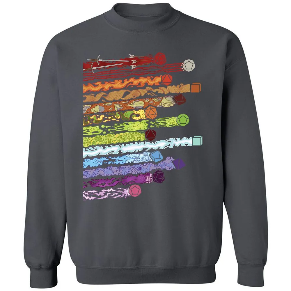 Damage Dices Classic Unisex Sweatshirt - Charcoal - 7