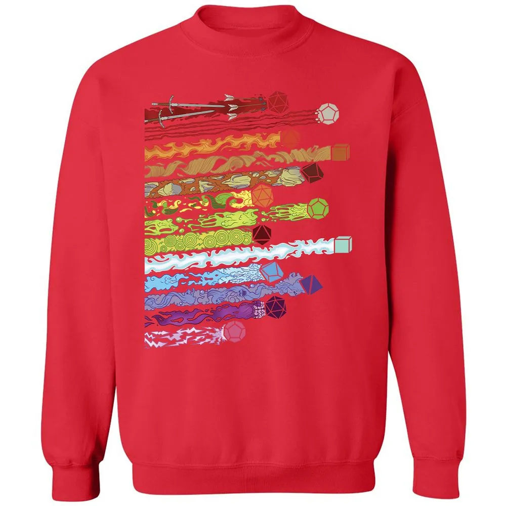 Damage Dices Classic Unisex Sweatshirt - Red - 5