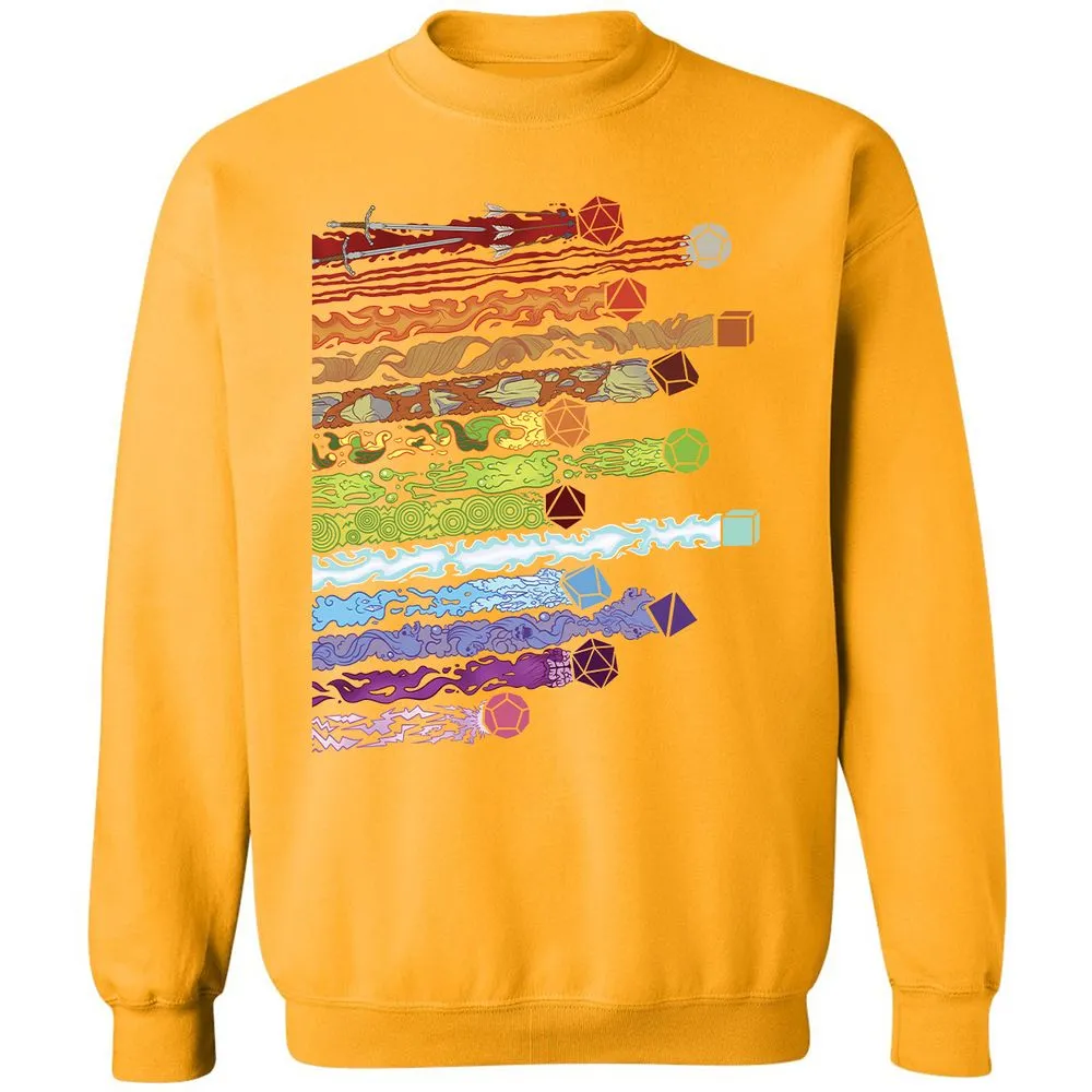 Damage Dices Classic Unisex Sweatshirt - Gold - 11