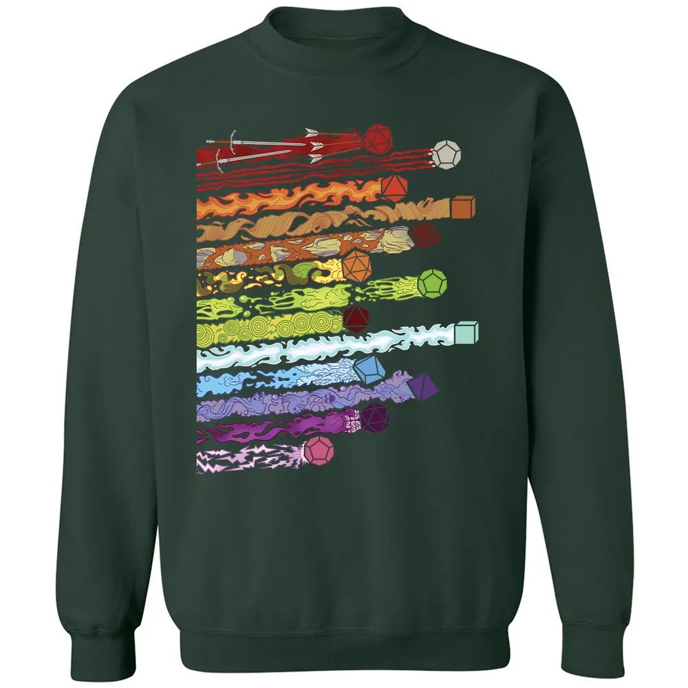 Damage Dices Classic Unisex Sweatshirt - Forest Green - 4