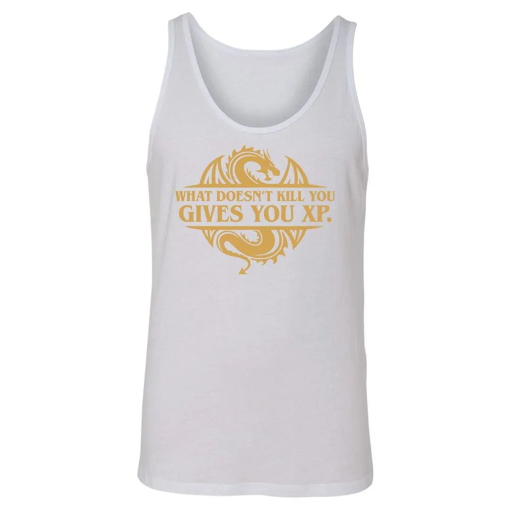What Doesn't Kill You Gives You XP Unisex Jersey Tank - White - 14