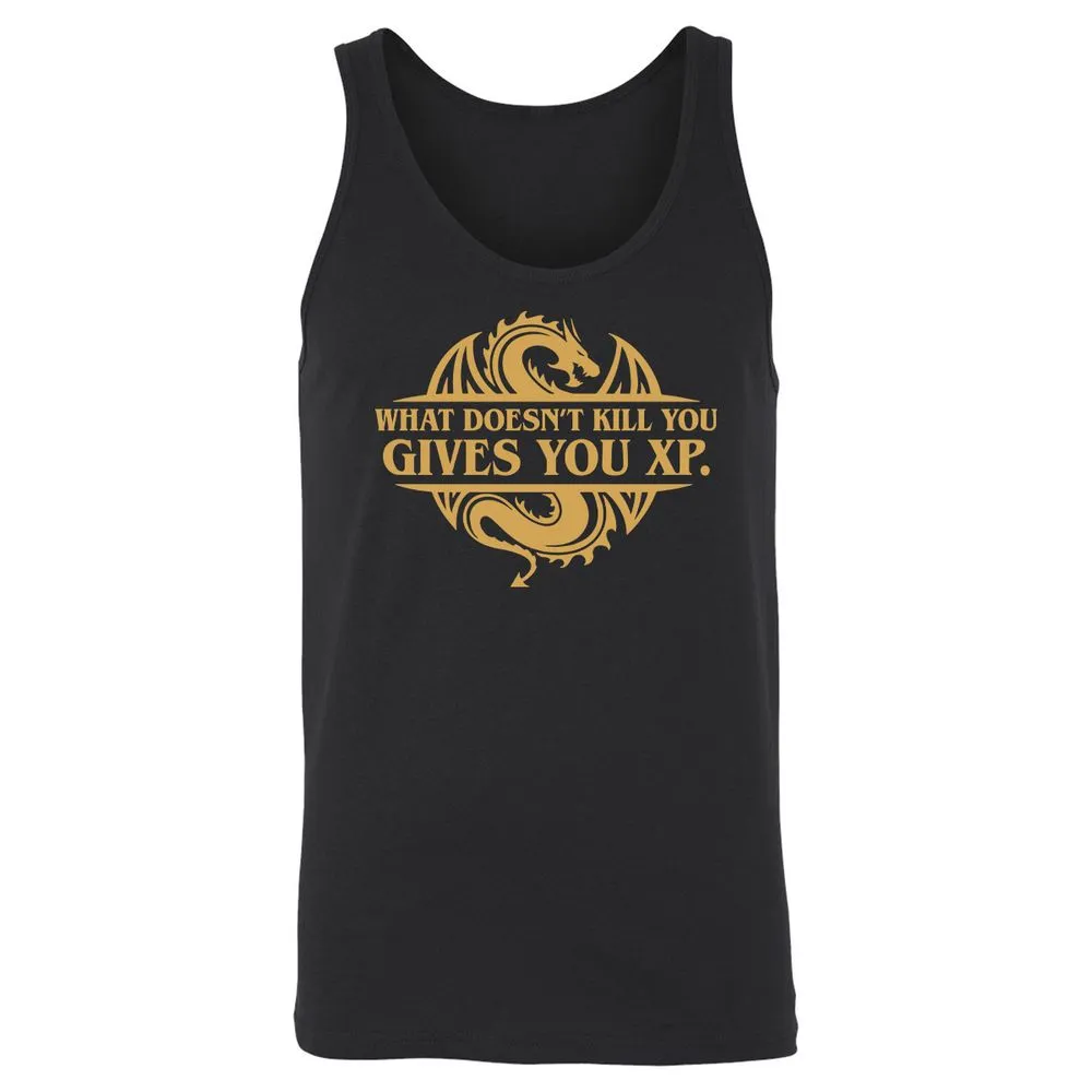 What Doesn't Kill You Gives You XP Unisex Jersey Tank - Black - 1