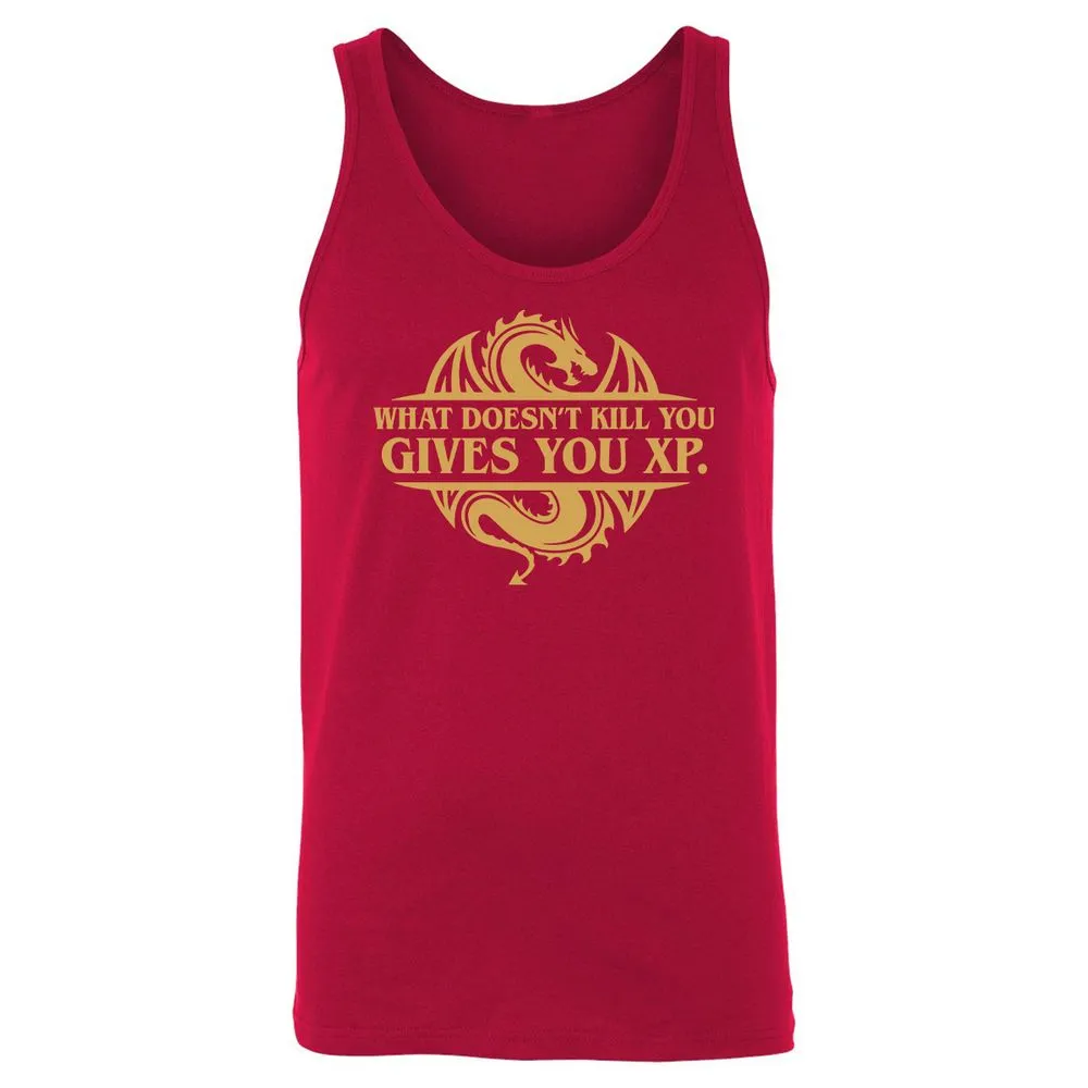What Doesn't Kill You Gives You XP Unisex Jersey Tank - Red - 11