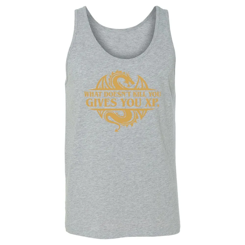 What Doesn't Kill You Gives You XP Unisex Jersey Tank - Athletic Heather - 4