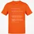 Backend Barbarian Stats Classic Unisex T-Shirt - Orange - 8