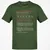 Backend Barbarian Stats Classic Unisex T-Shirt - Military Green - 6