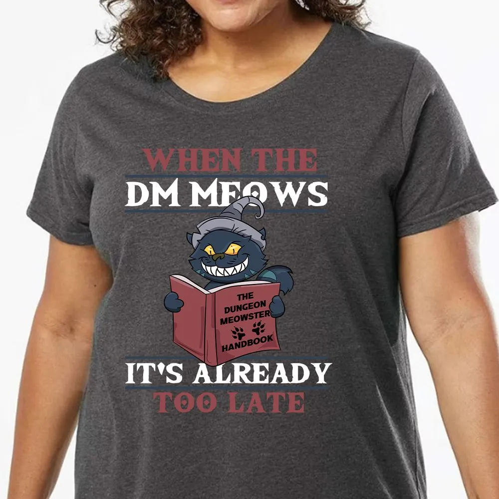 When The DM Meow Ladies Curvy Jersey - model - 0