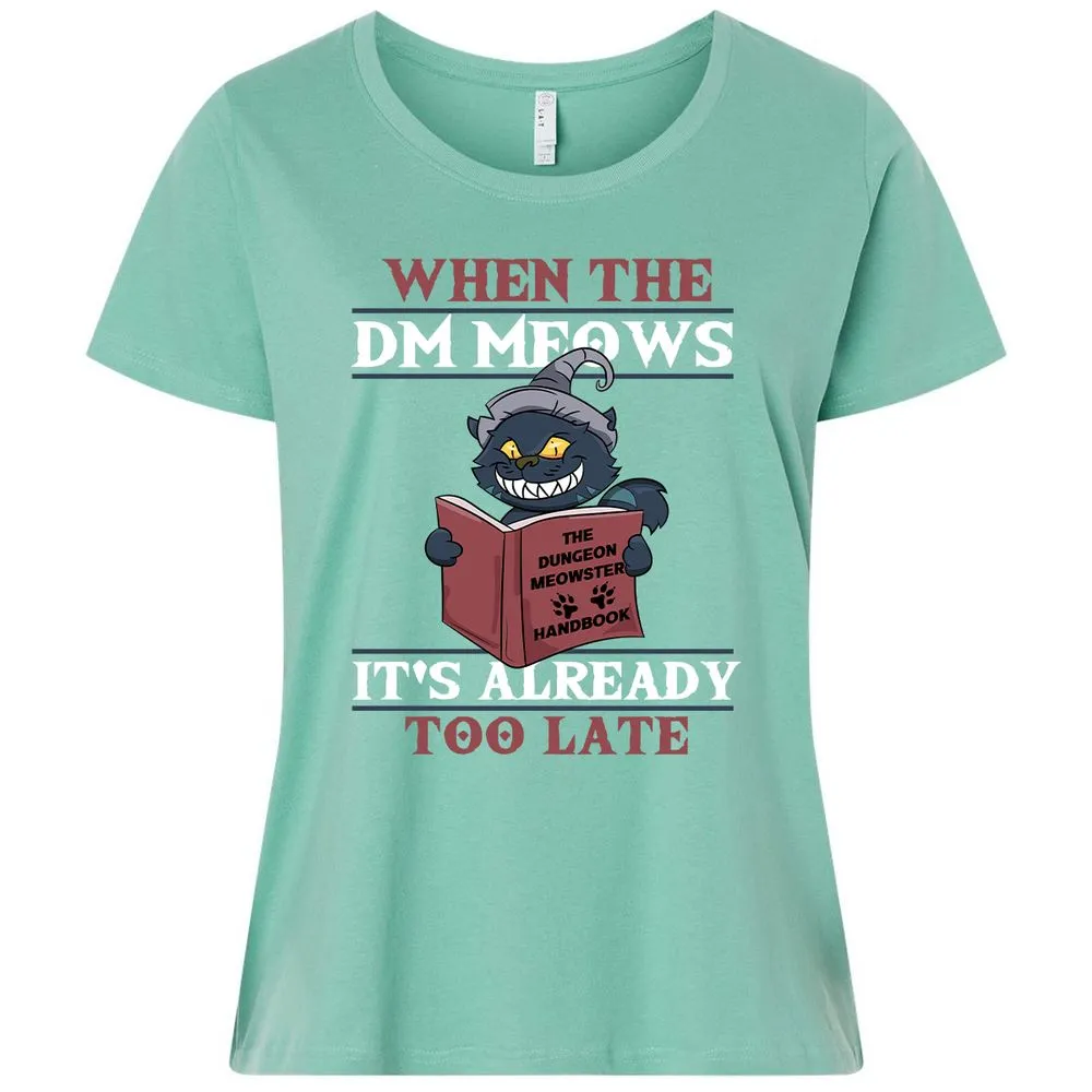 When The DM Meow Ladies Curvy Jersey - Saltwater - 7