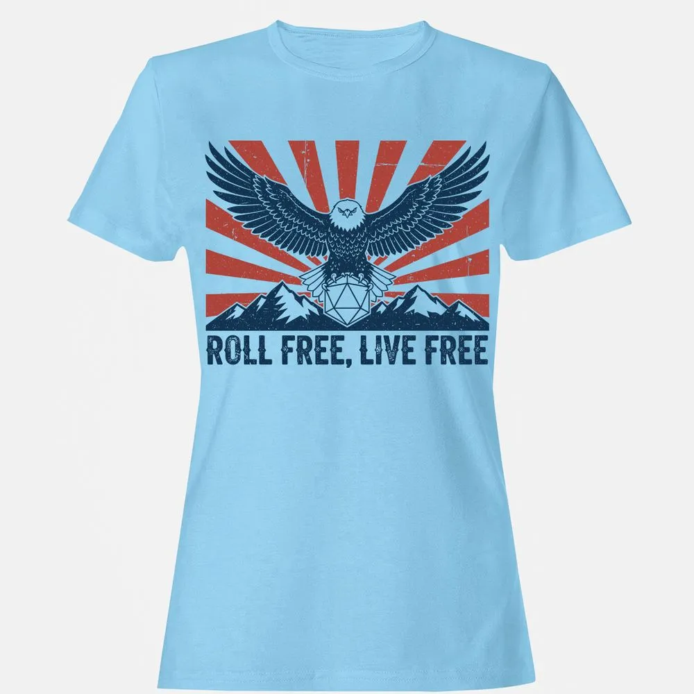 Roll Free, Live Free - Light Blue - 8